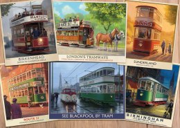 1000 piece puzzles FALCON Trams from the past