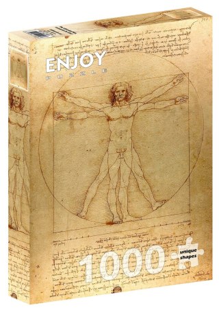 1000 piece puzzles The Vitruvian Man, Leonardo da Vinci