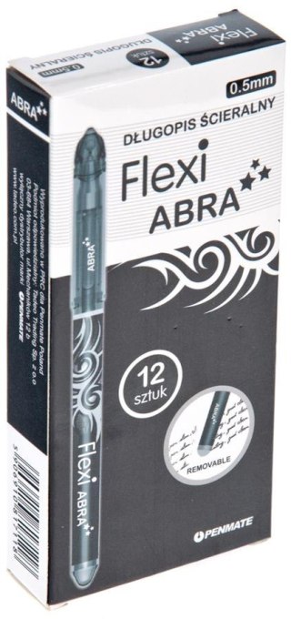 ERASE PEN FLEXI ABRA BLACK MICRO TT7278