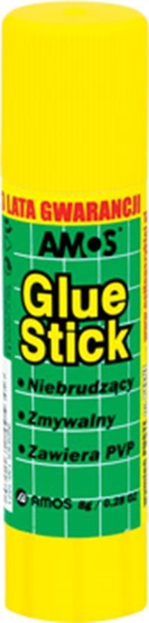 Glue stick Amos 8g - Package display 30 pcs