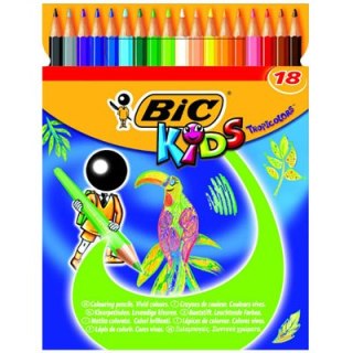 BIC KIDS PENCILS TROPICOLORS2 BOX OF 18