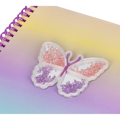 SPIRAL NOTEBOOK A5 BUTTERFLY STARPAK 482206