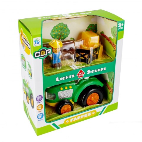 TRACTOR WITH ACCESSORIES FARMER MEGA CREATIVE 500633