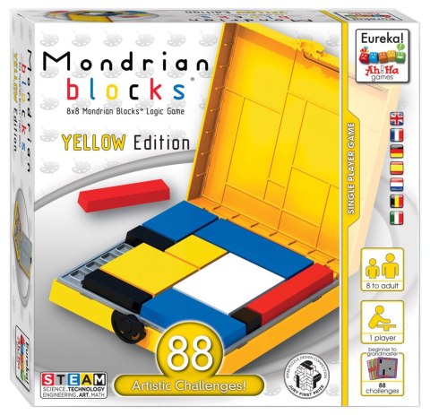 Ah!Ha - Mondrian Block (yellow) - puzzle game