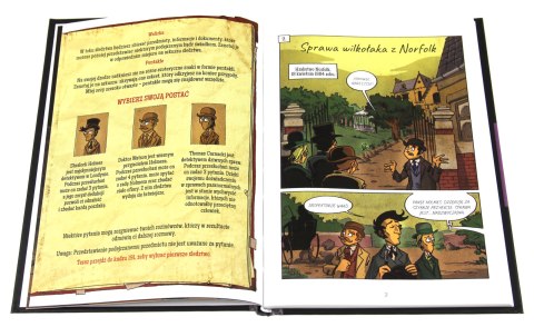 Paragraph comic - Sherlock Holmes. Mystical investigation.