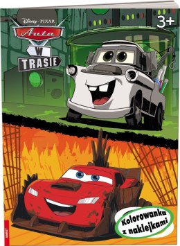 DISNEY/PIXAR CARS ON THE ROAD. COLORING BOOK WITH AMEET STICKERS NA-9131 AMEET