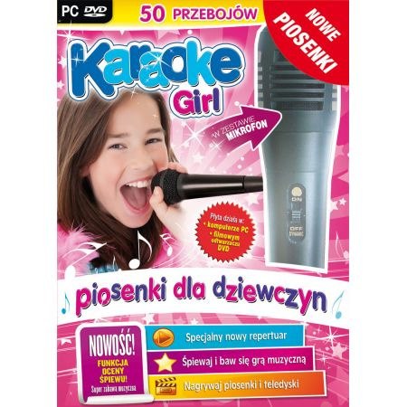 Karaoke Girl Headset with Microphone (PC-DVD)