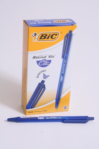 PEN AUT BC ROUND STIC CLIC BLUE PUD A 20