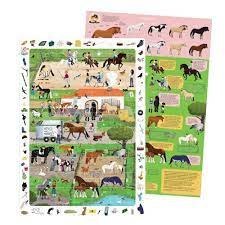 PUZZLE 84 ELEMENTS HORSE STUD CZU CZU 491255