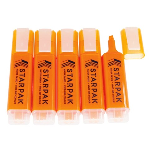 HIGHLIGHTER ORANGE 10 PCS STARPAK 230984