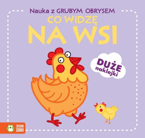 EDUK BOOKLET 200X190 WHAT I SEE IN THE VILLAGE NAKL ZS PUBLISHING HOUSE ZIELONA OWL