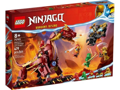 LEGO® Ninjago - A lava dragon that transforms into a wave of fire