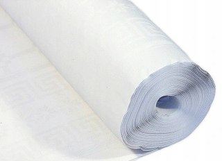 PAPER TABLECLOTH 110X600CM WHITE LAMINATED ROLL FOL FARRO 35815 FARRO