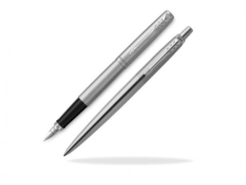 PEN PEN SET PARKER JOTTER STEEL CT 2093258