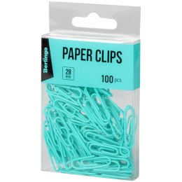 BERLINGO PAPER CLIPS PACK OF 100 COLOR BLUE CDC