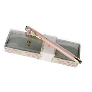 AUTOMATIC PEN PINK FLOWERS STARPAK 514841 STARPAK