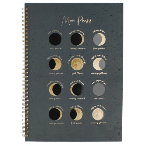 SPIRAL NOTEBOOK A4/60K MOON STK PB 12/24 STARPAK