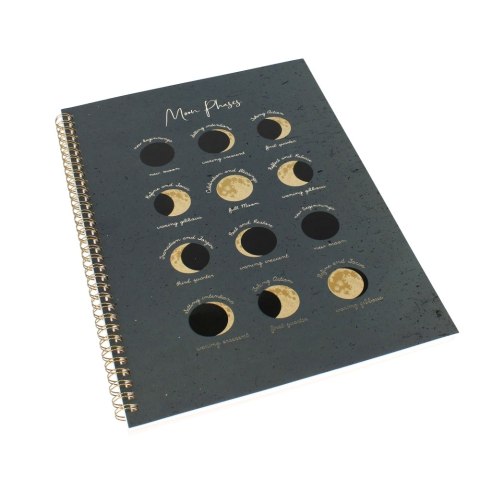 SPIRAL NOTEBOOK A4/60K MOON STK PB 12/24 STARPAK