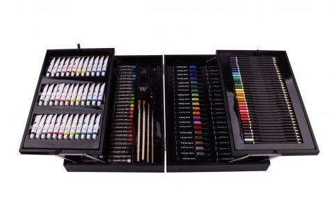 ART SET 174 ELEMENTS WOODEN CASE BENIAMIN 111853 BEN BENIAMIN