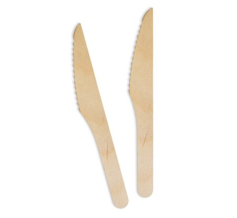CUTLERY SET, ECO COLLECTION WOODEN KNIVES, 100 PCS. GODAN