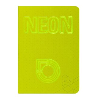 NOTEBOOK A5/42K GRID BIND PP NEON FOL A 10 KOH-I-NOOR ZES-A542KR KOH-I-NOOR