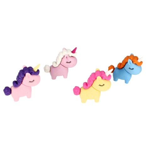 Eraser 3D PUZZLE UNICORN OP. 4 PCS. STARPAK 505324 STARPAK