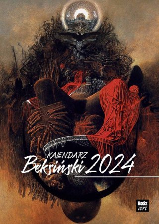 Calendar 2024 Beksiński A3 pattern 6 walls