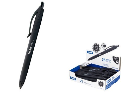 PEN MILAN P1 TOUCH BLACK, BOX 25 PCS.