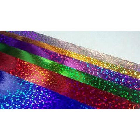 COLOR SELF-ADHESIVE PAPER A4 6 COLORS HOLOGRAPHIC CORMORANO 059355