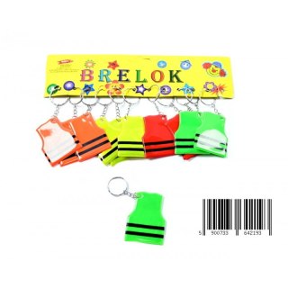 BRELOK ODBLASKOWA KAMIZELKA 8CM PBH A 12 TOYS D42517 MID TOYS