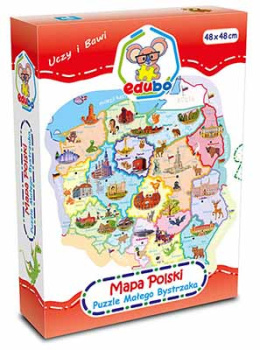 Map of Poland - Puzzle of the Little Smart