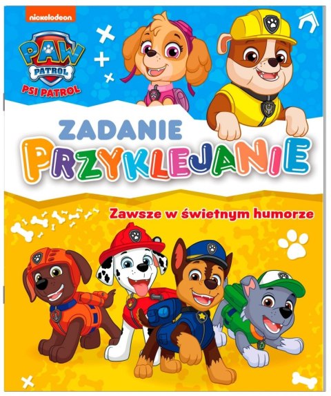 KSIĄŻECZKA EDUKACYJNA 23X27 CM PSI PATROL ZAWSZE W HUMORZE Z NAKLEJKAMI MSZ 821734 MSZ MSZ