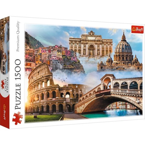 PUZZLE 1500 ELEMENTÓW WŁOCHY TREFL 26203 TR TREFL