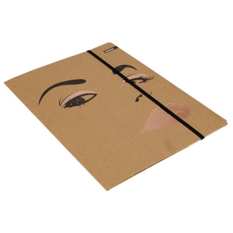 TECZKA Z GUMKĄ PAPIEROWA A4 KRAFT LINER HS BENIAMIN 100464 BENIAMIN