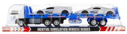 AUTO POLICE TRAILER WITH TWO CARS MEGA CREATIVE 459635