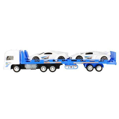 AUTO POLICE TRAILER WITH TWO CARS MEGA CREATIVE 459635