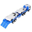 AUTO POLICE TRAILER WITH TWO CARS MEGA CREATIVE 459635