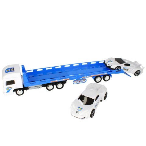 AUTO POLICE TRAILER WITH TWO CARS MEGA CREATIVE 459635