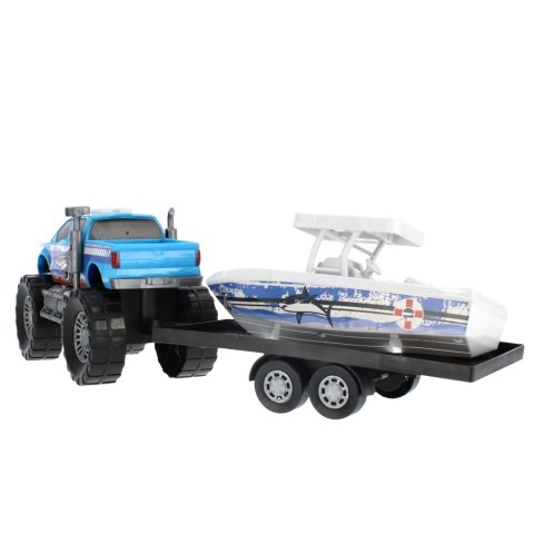 Off-road tow truck with a boat MEGA CREATIVE 462786