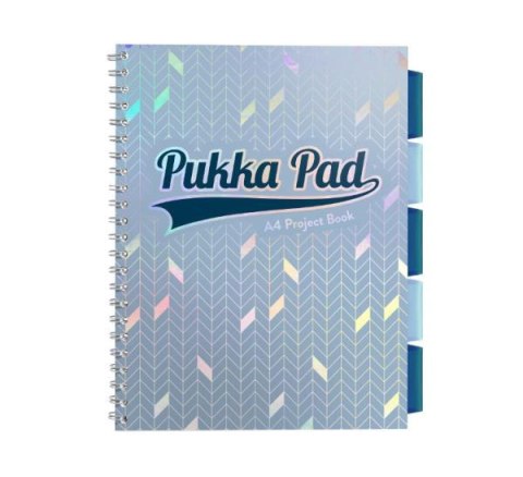 BOOKLEET A4/100 GRID BIND PP PUKKA LIGHT BLUE 3006-GLE