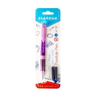 FOUNTAIN PEN WITH CARTRIDGES PRIME RF STARPAK 473013