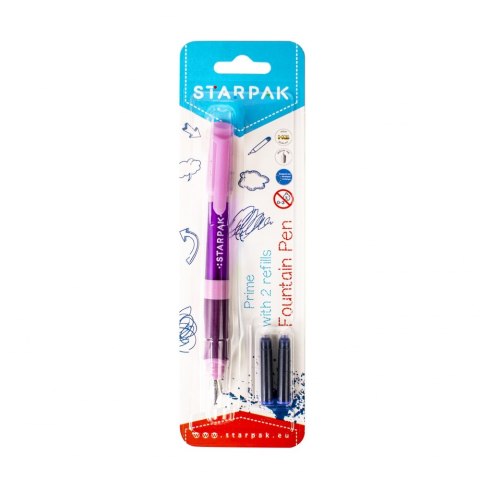 FOUNTAIN PEN WITH CARTRIDGES PRIME RF STARPAK 473013