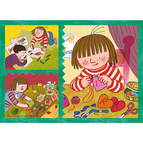 PUZZLE 4IN1 ADVENTURES OF BASI TREFL 34606