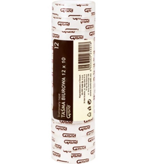 OFFICE TAPE GRAND 12X30 TRANSPARENT