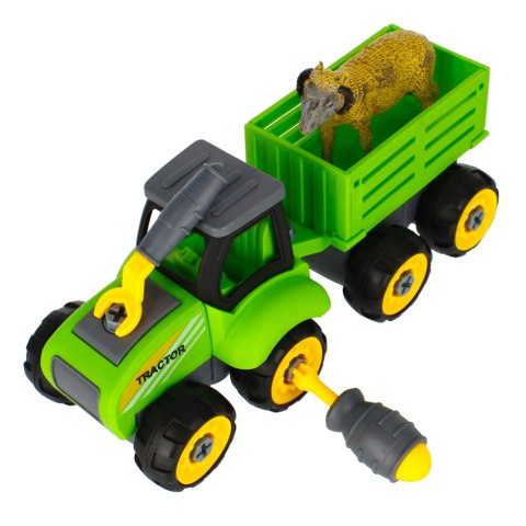 TURNING TRACTOR WITH ACCESSORIES MEGA CREATIVE 483084