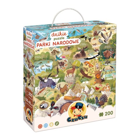 CZUCZU DZIKIE PUZZLE PARKI NARODOWE 200EL. BRIGHT JUNIOR MEDIA