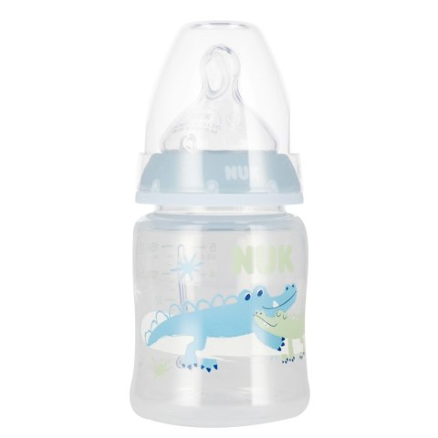 NUK MP BUTELKA Z WSKAŹNIKIEM TEMP. 150 ML 0-6M FIRST CHOICE NIEBIESKA 10743875 NUK