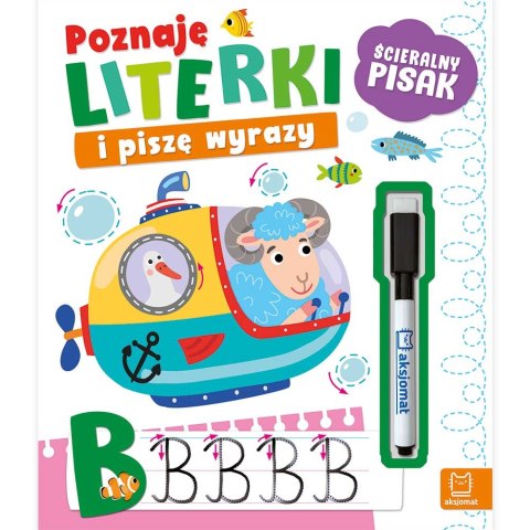 KSIAZECZKA EDUK 205X240 POZNAJE LITERKI PIS AKS AKSJOMAT