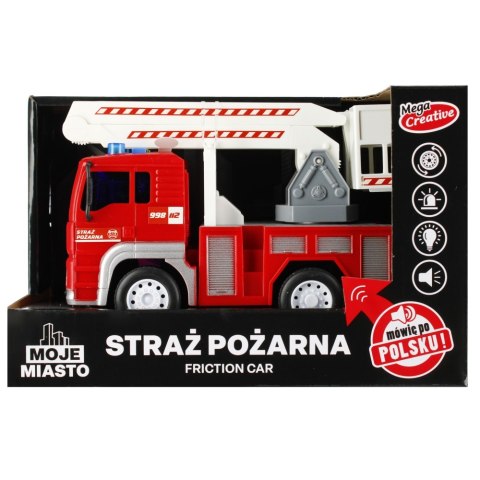 AUTO STRAZ B/O 24X16X12 MOJE MIASTO PLPL MC N 36 MEGA CREATIVE