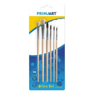 NATURAL BRUSHES 6 PCS. PRIMA ART 323148